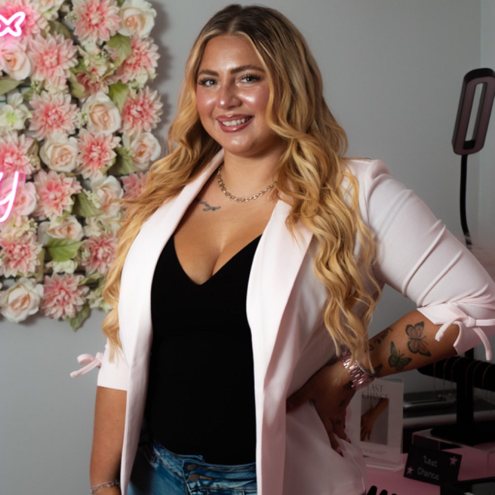 Shianne of The Beauty Cocoon in her studio
